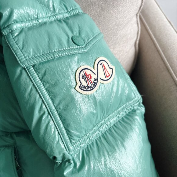 BRAND NEW WITH TAG MONCLER JACKET, SIZE 1, MAYA, MINT COLOUR - Picture 5 of 14